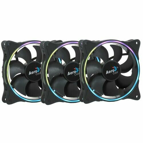 Комплект вентиляторов Aerocool Eclipse 12 PRO ACF3-EL10217.12 комплект вентиляторов для корпуса aerocool astro 12 pro черный argb