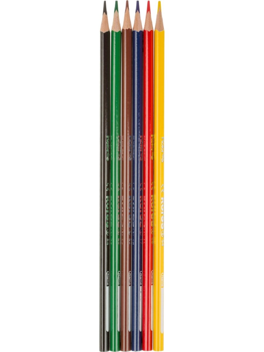 Набор карандашей Kores 6 цветов - фото №6