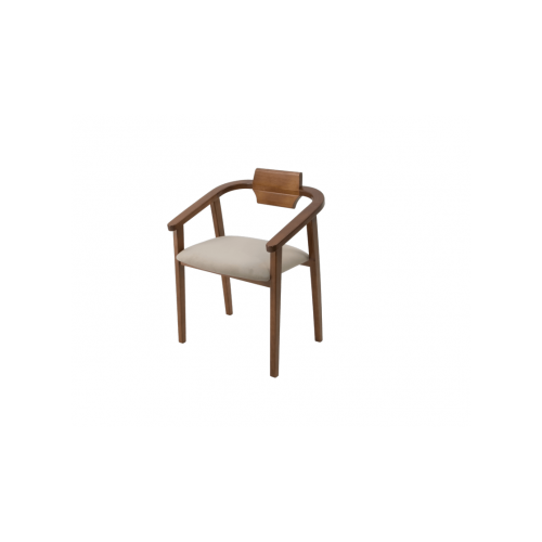 Стул-кресло Челси ПМ орех бежевый