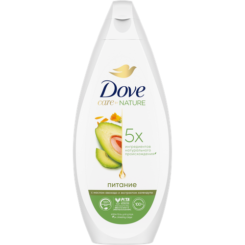 Крем-гель для душа Dove Питание с маслом Авокадо и экстрактом Календулы 250мл 899₽
