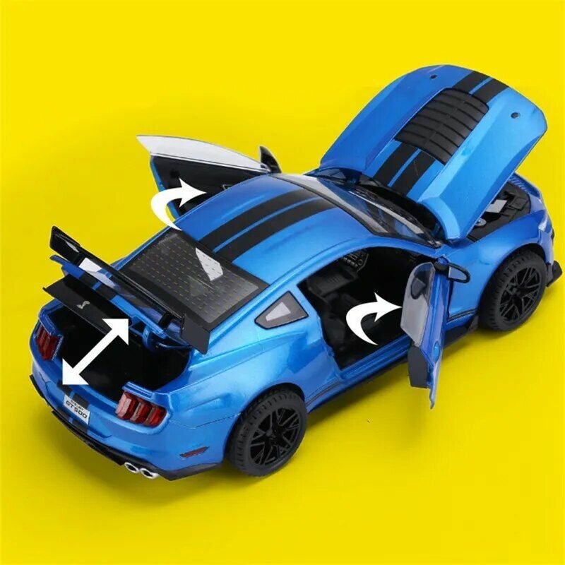 Maisto Машинка Ford Shelby GT500 2020, 1:18 оранжевая - фото №15