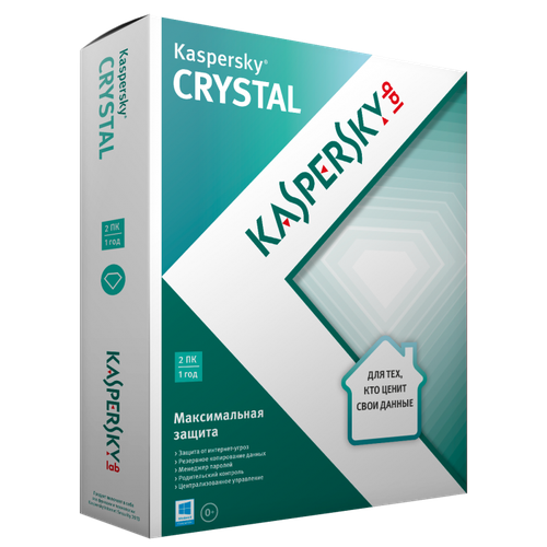 Kaspersky Crystal, 2 устройства, 1 год