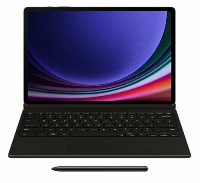 Чехол-клавиатура SAMSUNG для Galaxy Tab S9+, черный (EF-DX815BBRGRU) — фото 2