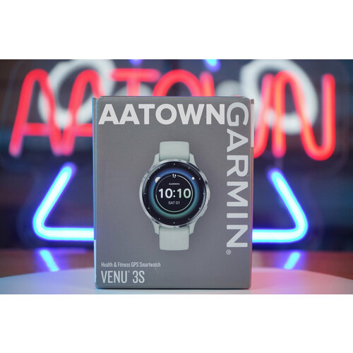 Garmin Venu 3S - Silver Stainless Steel Bezel with Sage Gray Case and Silicone Band 6012600₽