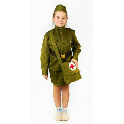 Детский костюм военной санитарки Pobeda-01 костюм санитарки военной для девочки детский