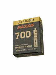 Велокамера Maxxis Ultralight 700X23/32C 23/32-622 0.6mm Велониппель 48 мм