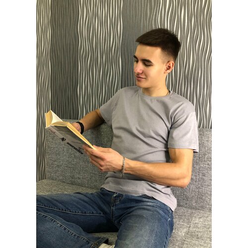 фото Футболка wellwear, размер 56, серый