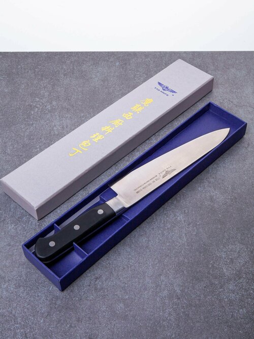 Нож кухонный YYD KNIFE, кованый, поварской шеф-нож, длина лезвия 21 см