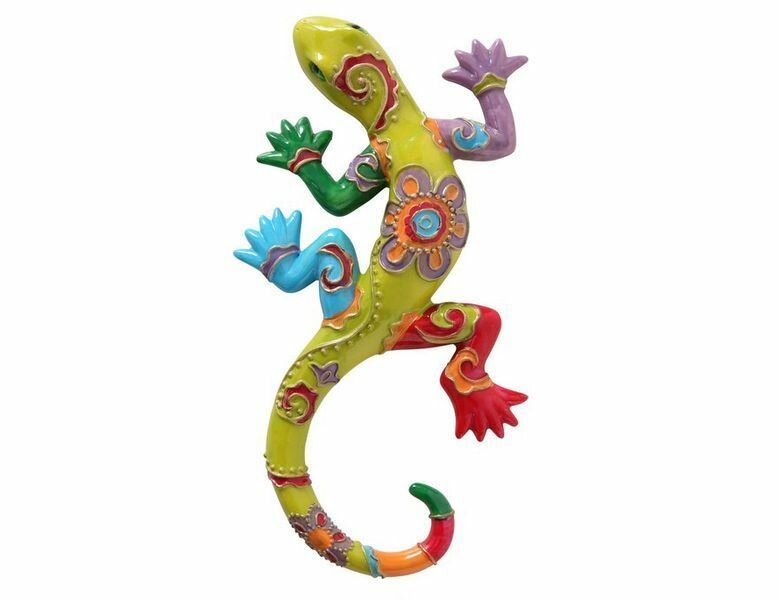 Настенная декоративная фигура ящерица чиро, полистоун, 24 см, Boltze 5273000-2