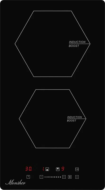 Индукционная варочная панель MONSHER MHI 3002, черный