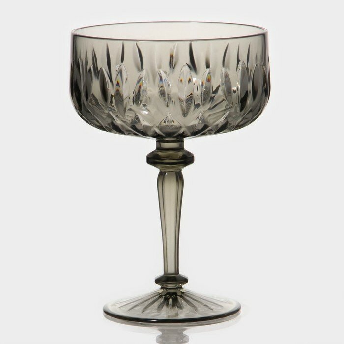 фото Креманка «Грани», 400 мл, 11×15,5 см, цвет коричневый