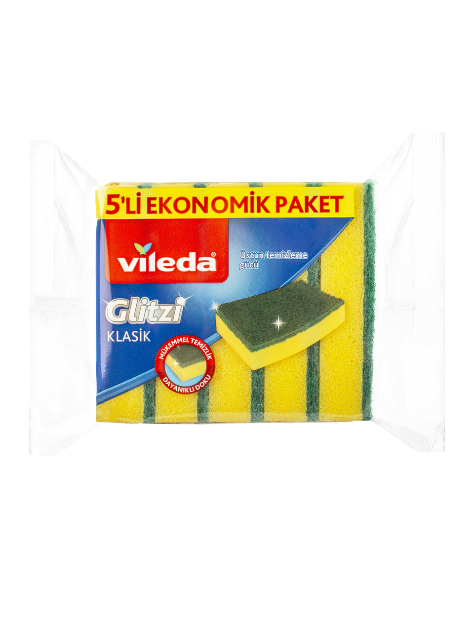Губка Vileda Glitzi классическая 5шт