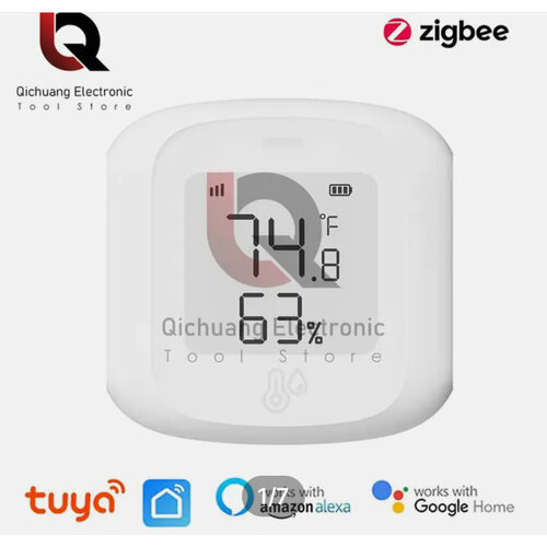 Датчик температуры. Zigbee. Гигрометр . Умный датчик температуры и влажности (нужен хаб)