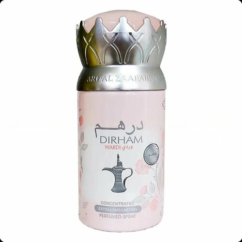 DIRHAM WARDI Concentrated Extra Long Lasting Perfumed Spray Ard Al Zaafaran Trading дирхам варди концентрированный экстра стойкий дезодорант Ард Аль Заафаран 250 мл 950₽