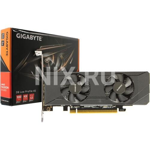 Видеокарта PCI-E GIGABYTE 4GB GDDR6 64bit 6nm 1923/16000MHz HDMI/DP Ret low profile - фото №6