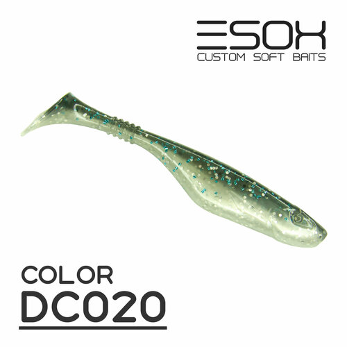 ESOX Богатырь 5" (127мм) [4шт.] DC020 / Мягкая приманка для рыбалки