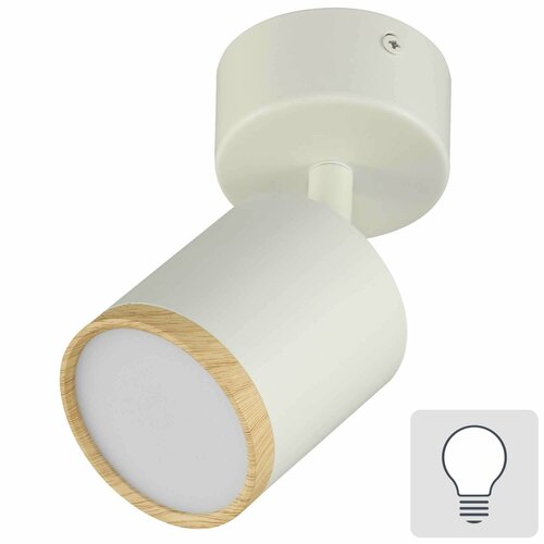 Светильник накладной поворотный Lumin Arte SPOT06-CLL5W-1 5 Вт цвет белыйдерево 1278₽