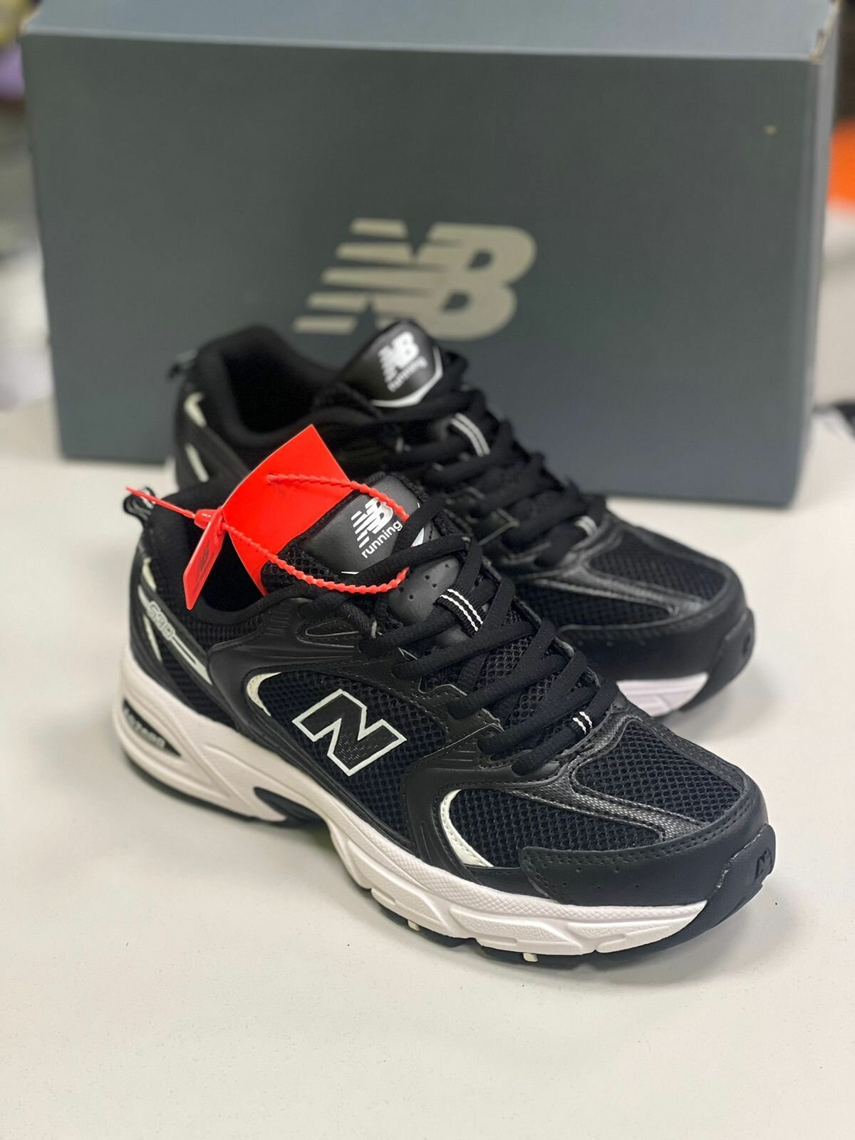 фото Кроссовки спорт NB 530 черные 37