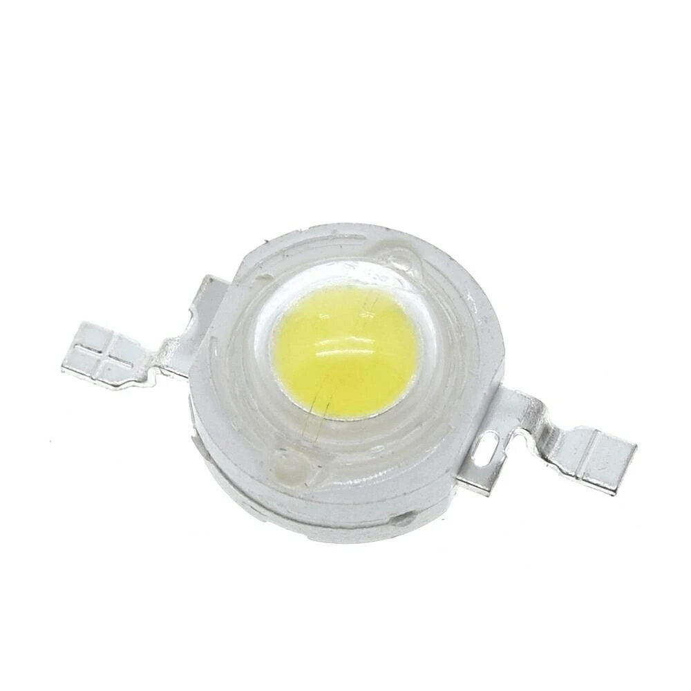 Светодиод яркий (COB LED) 1 Вт, 100-110 Лм, 3.2-3.4 В, белый холодный (6500-7000 К), 1 шт.