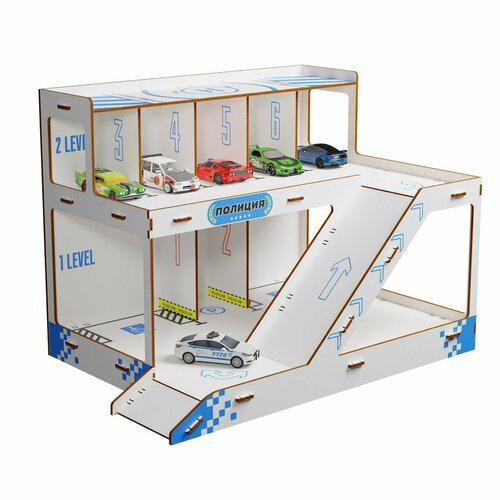 Конструктор деревянный Парковка полицейская 1518₽