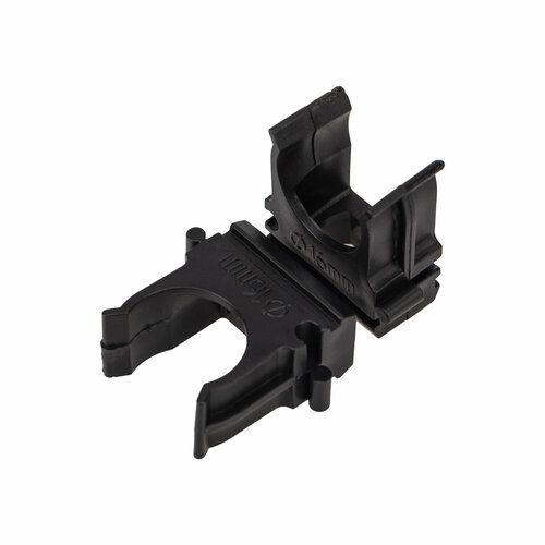 Крепеж-клипса для трубы 16мм черная 10 штуп REXANT 150₽