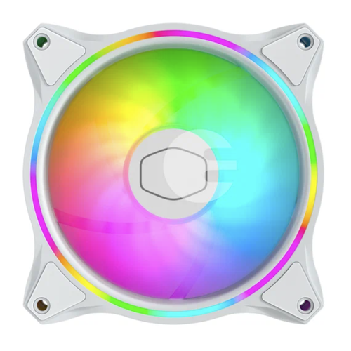 Вентилятор для корпуса Cooler Master MasterFan MF120 Halo, белый/ARGB белый, white