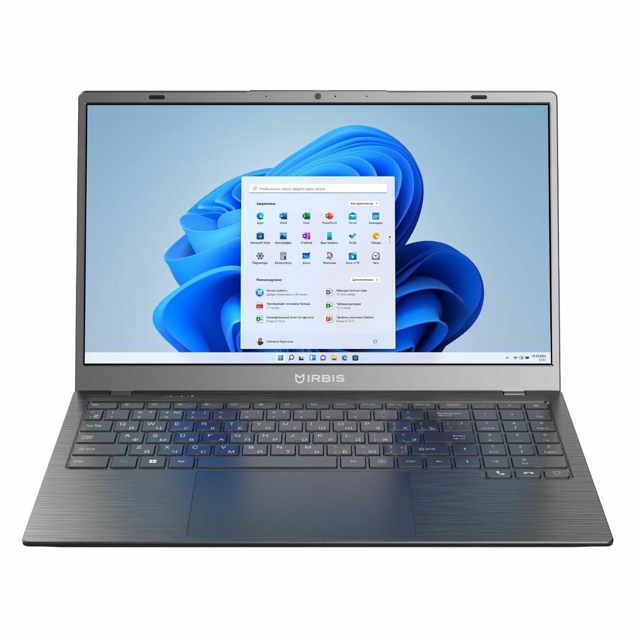 Ноутбук Irbis 15NBC1014, 15.6" (1920x1080) IPS/Intel Celeron N5095/8ГБ DDR4/256ГБ SSD/UHD Graphics/Win 11 Pro, серый (15NBC1014)