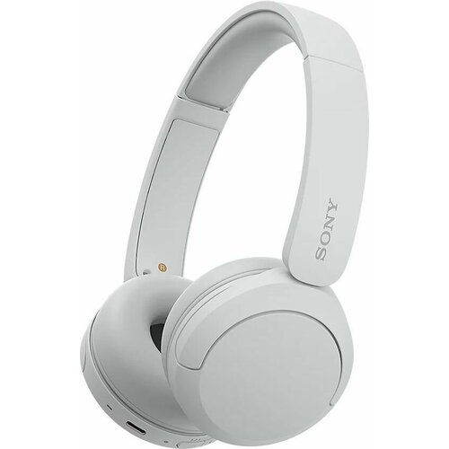 Наушники накладные Sony WH-CH520 белый беспроводные bluetooth оголовье WH-CH520W 839000₽