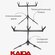 Род под для рыбалки Kaida A9-3А на 3 удилища