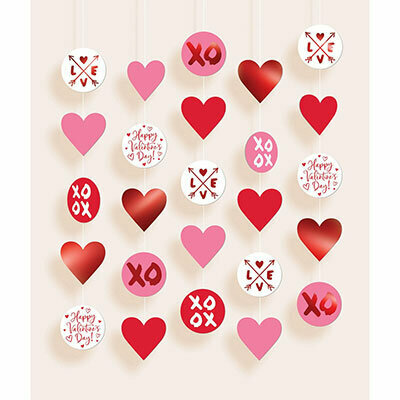 Гирлянда вертикальная VALENTINE 1,5м 5шт/А