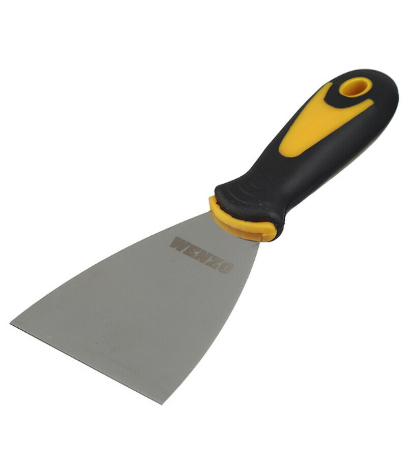 Шпатель малярный 80 мм с эргономичной ручкой