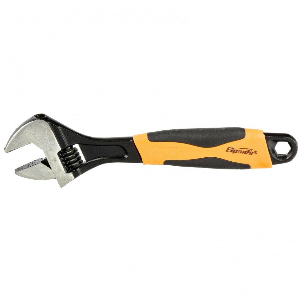 Разводной ключ 250 мм двухкомпонентная рукоятка SPARTA 15543