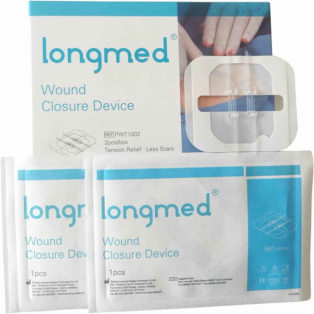 8 шт Экстренного закрытия ран лейкопластырем на молнии/Emergency Wound Closures Zipper Band Aid