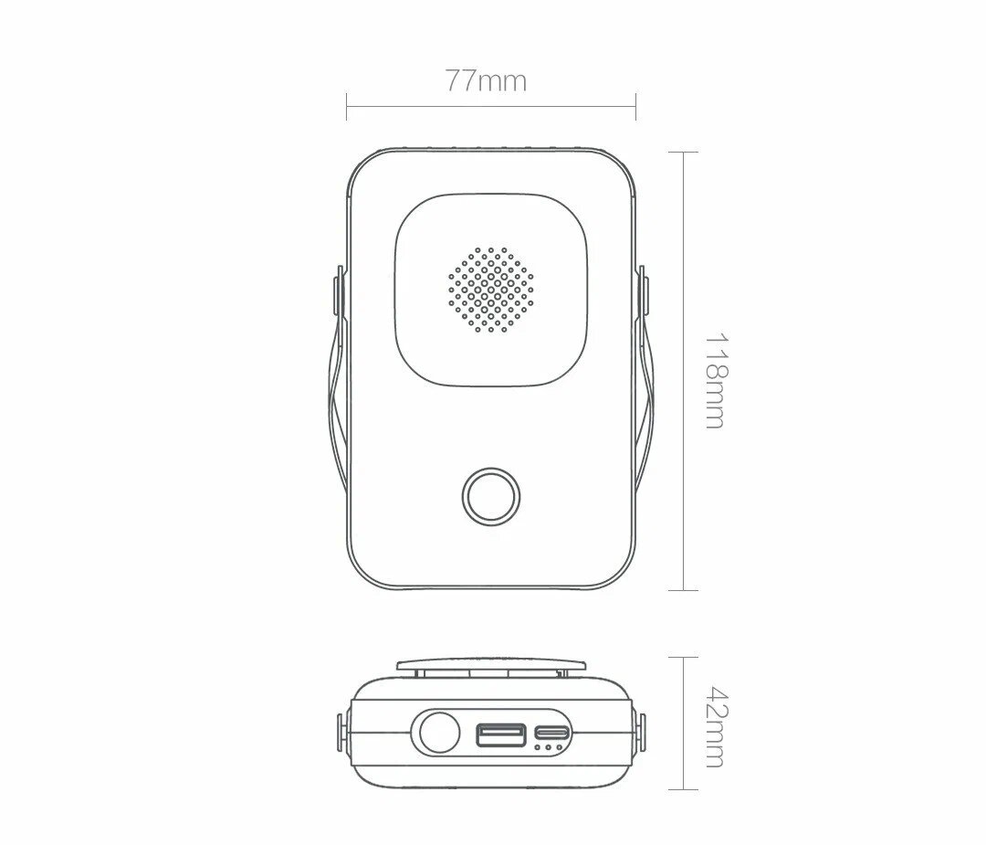 Картинки Мини-вентилятор Xiaomi Chao USB Portable Fan For Aromatherapy Green (YC-SSFS01)