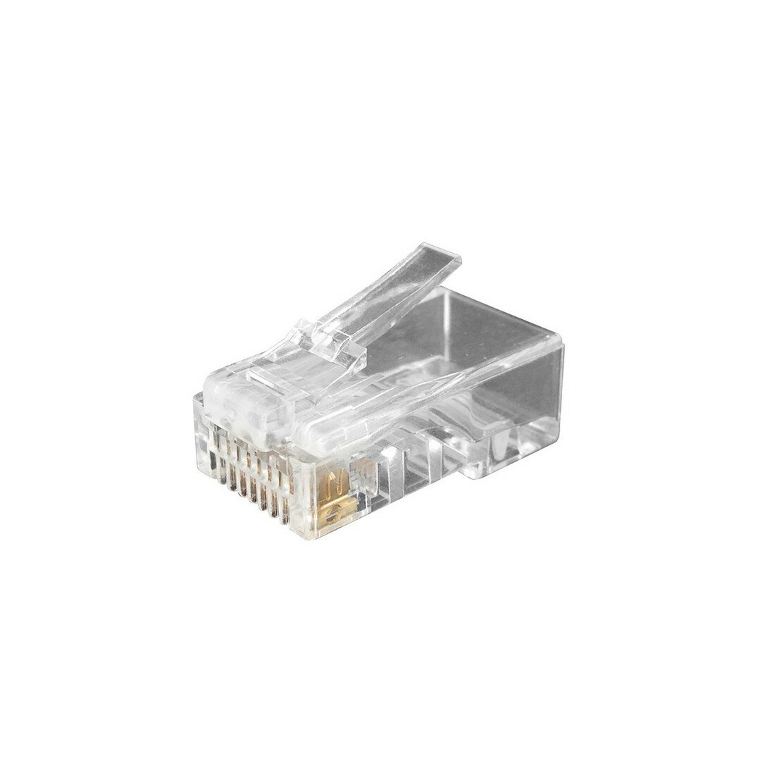 Коннектор Hyperline (PLUG-8P8C-U-C6) UTP кат.6 RJ45 прозрачный 1 шт
