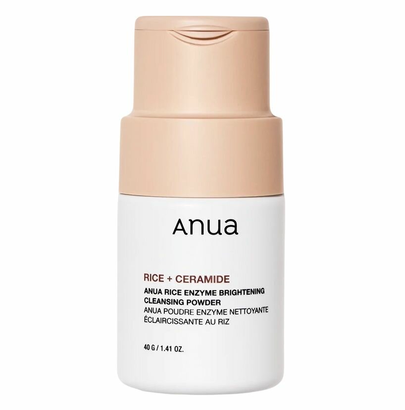 Энзимная пудра для сияния кожи с рисом Anua Rice Enzyme Brightening Cleansing Powder