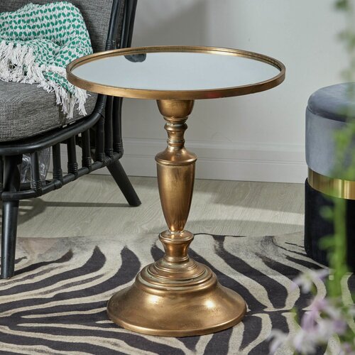 Изображение товара 57-015 Столик интерьерный с зеркальной столешницей 52x52x61см, Glasar