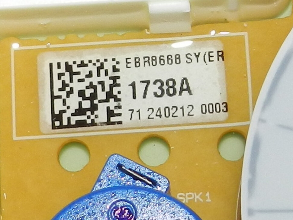 EBR86881738 - Модуль индикации (2 половинки соединены через шлейф) без доп. диодов + Wi-Fi LG — фото 1