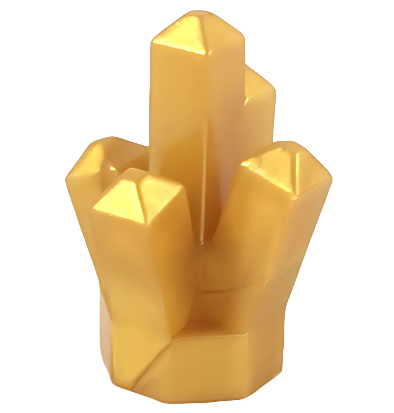 Деталь Lego Rock 1 x 1 Crystal 5 Point 52 (15584, 15585, 28623, 29377, 30385, 61748, 61749, 70770, 71968) Pearl Gold U