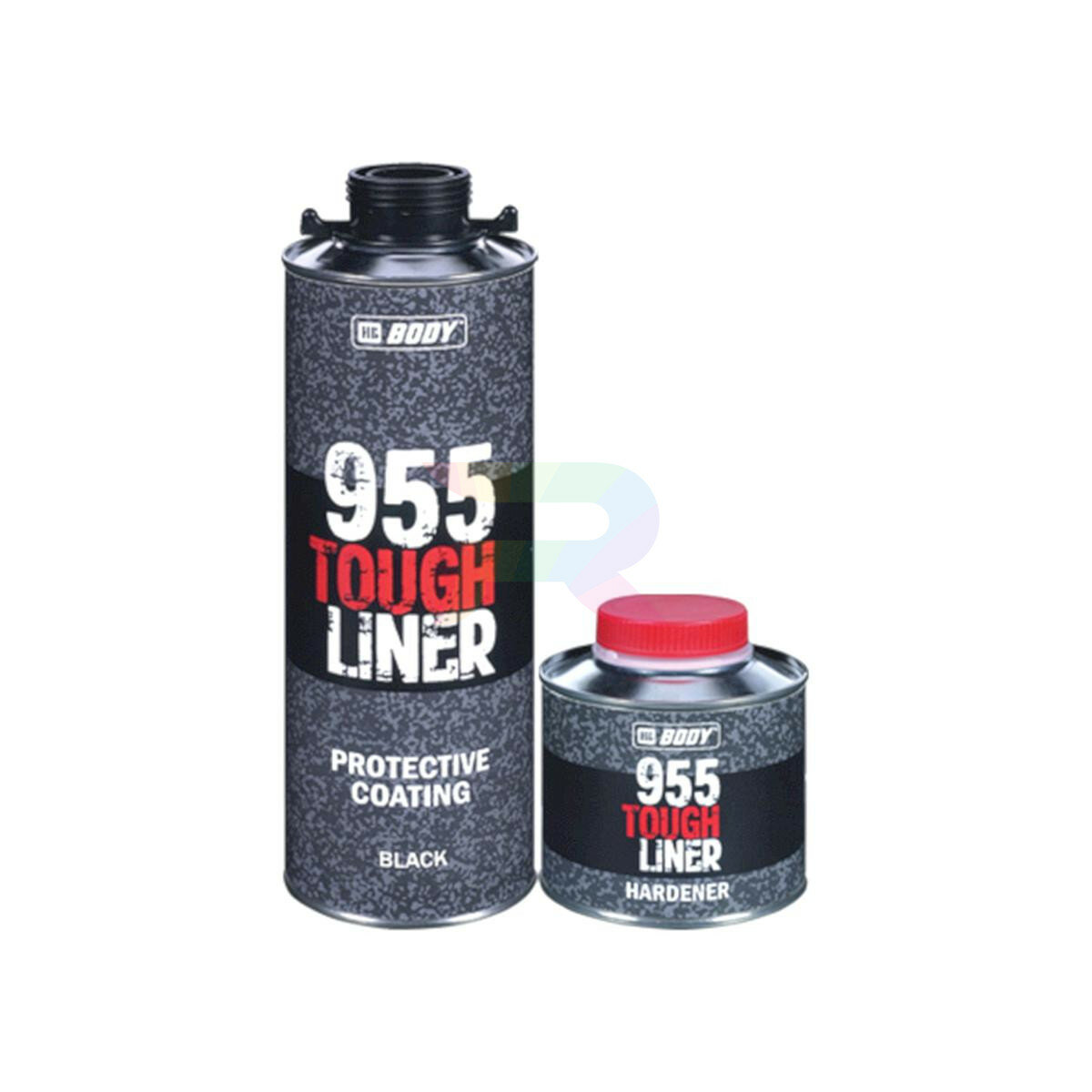 Сверхпрочное защитное покрытие Body 955 Tough Liner колеруемое 0,6 л. с отвердителем 0,2 л.