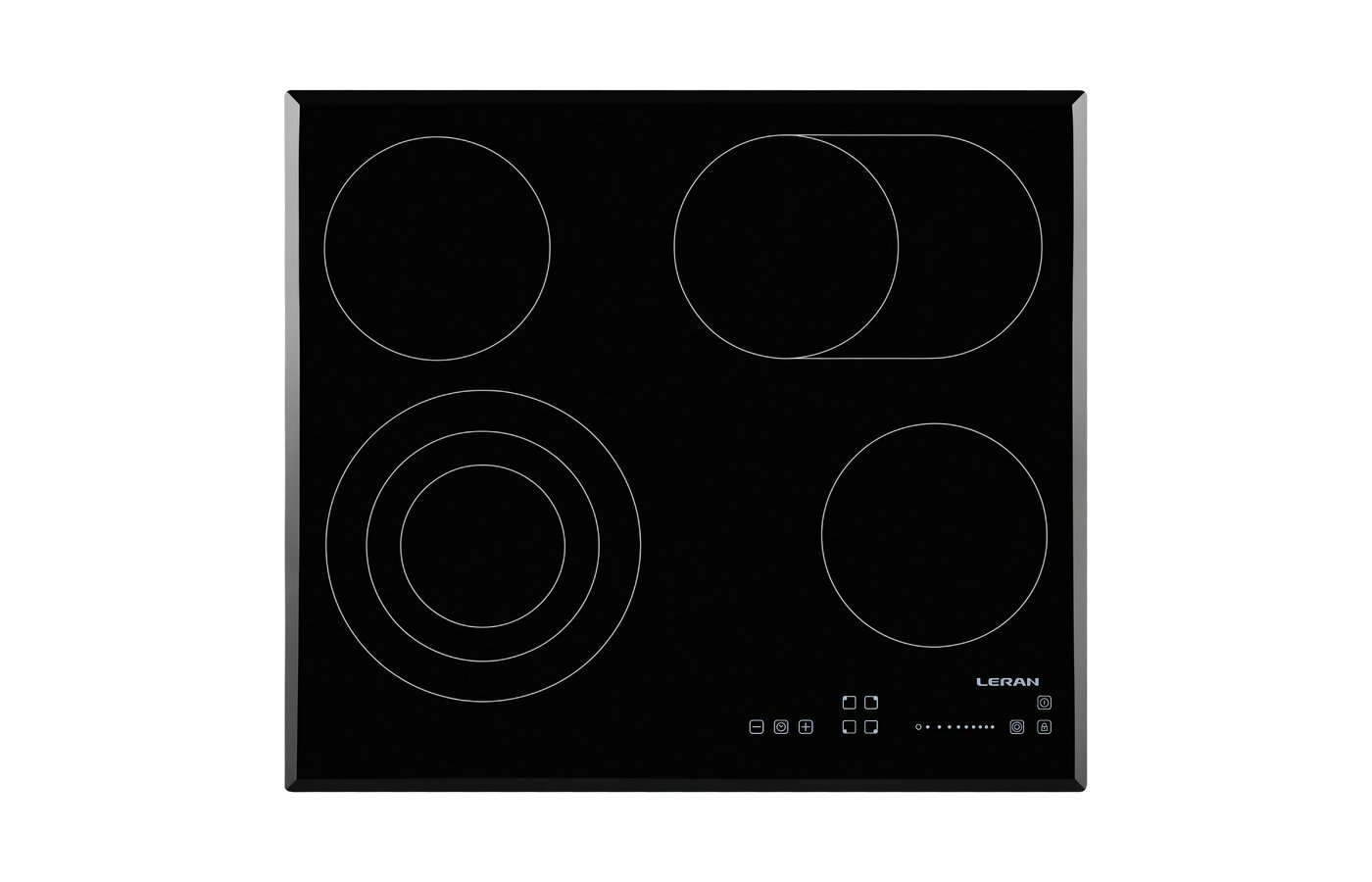 Варочная панель Leran EH 6643 BV независимая электрическая сенсорное управление черная