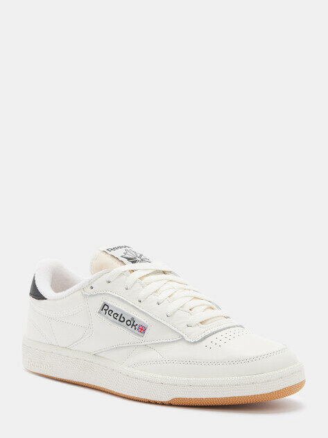 Кеды Reebok Club C 85 Vintage, размер 42 EU, белый/черный