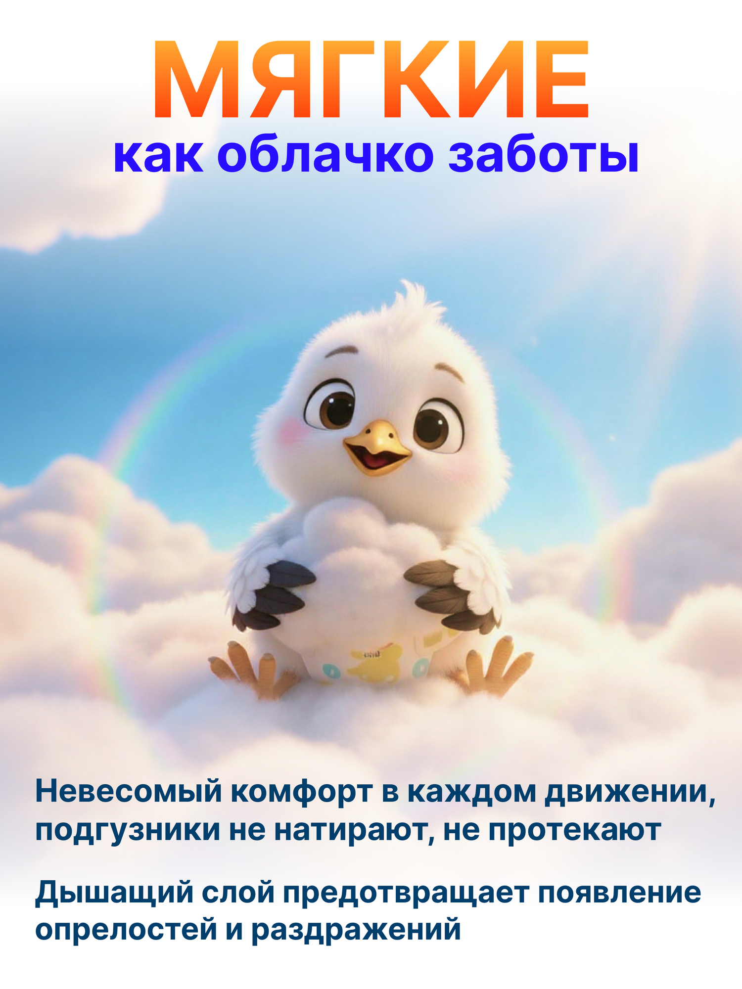 Подгузники 1 размер NB для новорожденных тонкие 0-5кг 30 шт — фото 1