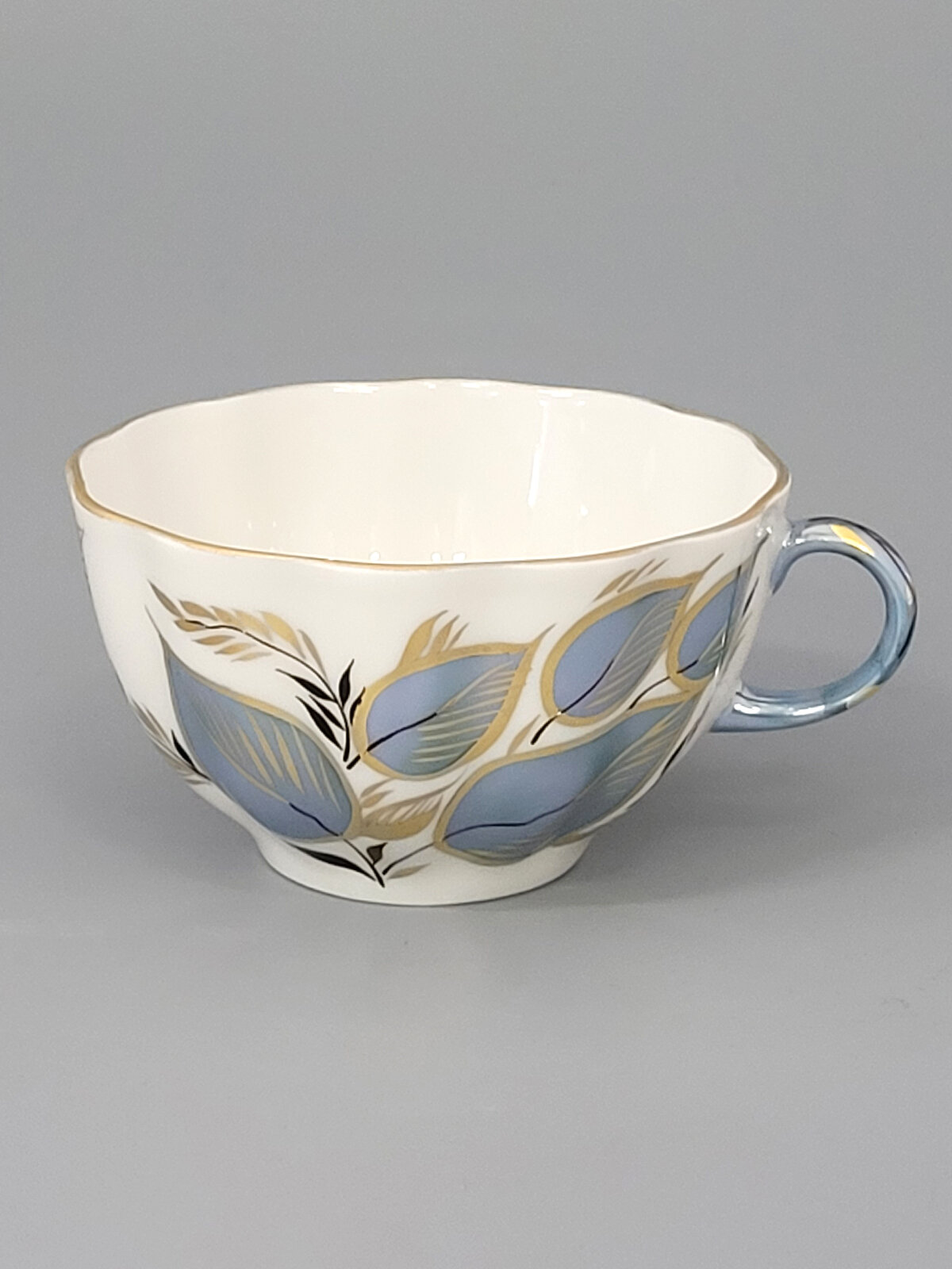 Чайная пара "Лунный", форма Тюльпан, Императорский фарфоровый завод, 250мл — фото 1