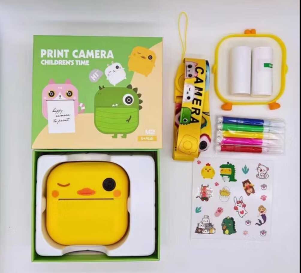 Детская фотокамера моментальной печати Funny Animals M2 Dinosaur