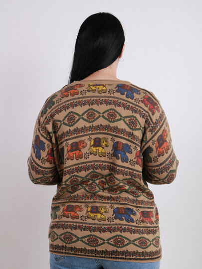 Свитер , размер OneSize, бежевы — фото 1