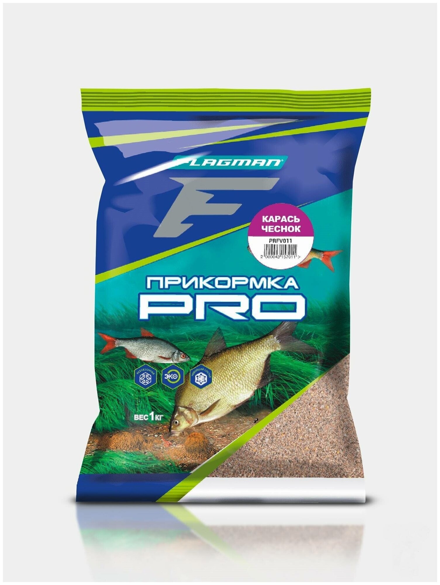Прикормка 1 кг Карась чеснок