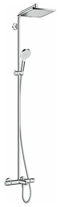 Смеситель с душевой лейкой hansgrohe Crometta E 240 1jet Showerpipe 27298000