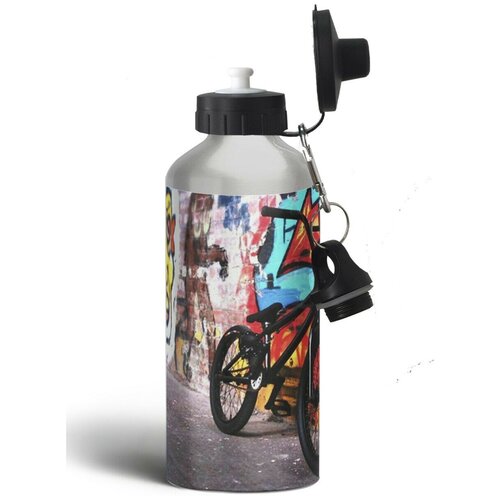 Бутылка спортивная,туристическая фляга, 500мл Спорт BMX велосипед - 275