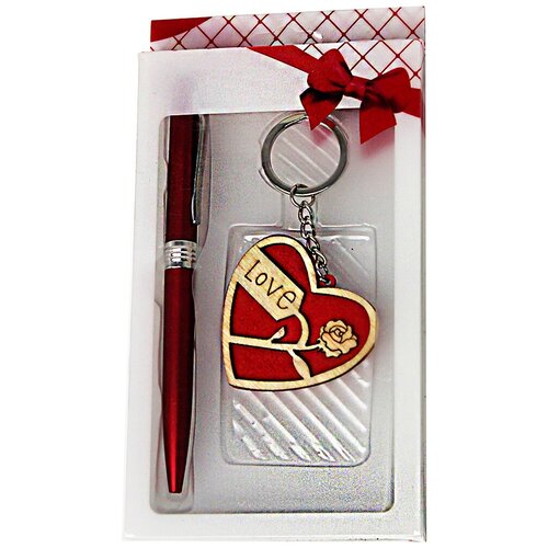 Подарочный набор ручка + брелок арт 2